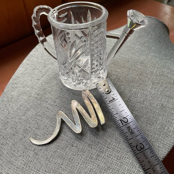 Vintage Sterling Silver 925 Zig Zag Modernist Taxco Mexo Pendant Pin Brooch - Picture 9 of 10